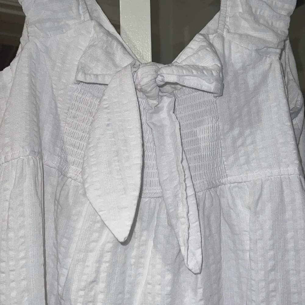 Old Navy | Tiered Seersucker All-Day
Dress in White Size L - Picture 5 of 7